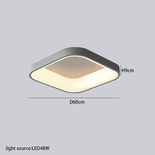 Led Ceiling Light For Living Room Bedroom Lighting Lamps Modern Fashionable Round Square Rectangle