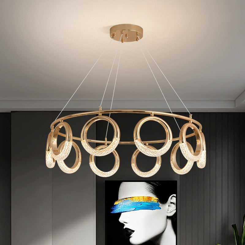 Nordic Pendant Lamps Bedroom Bedside Bar Restaurant Lights Villa Duplex Staircase Creative Designer