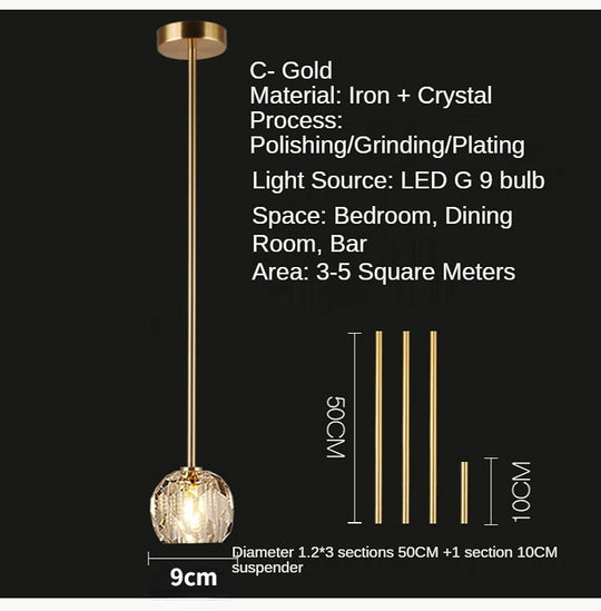 For Home Pendant Lamps Indoor Living Dining Room Bedroom Besides Chandelier Lights Decorative Led