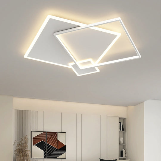 Minimalist Chandeliers Creative Simple Postmodern Ultra - Thin Living Room Light Lighting Nordic