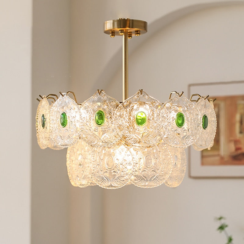 Modern Led Chandelier Luxury Lustre Retro Ceiling Lights Lighting Vintage Chandeliers Home