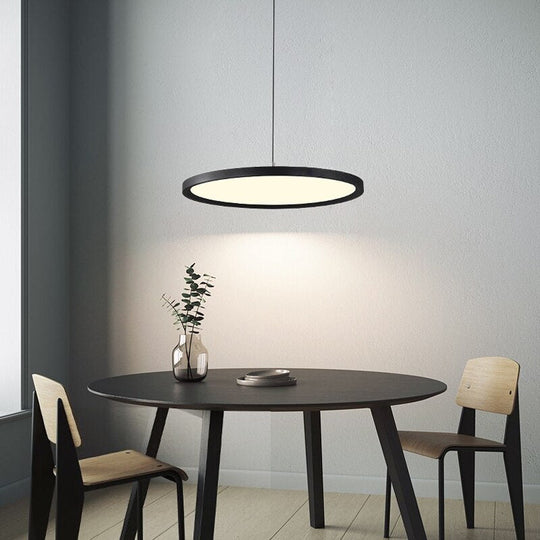 Modern Minimalist Led Dining Room Light Nordic Designer Chandelier Single - Head Book Office