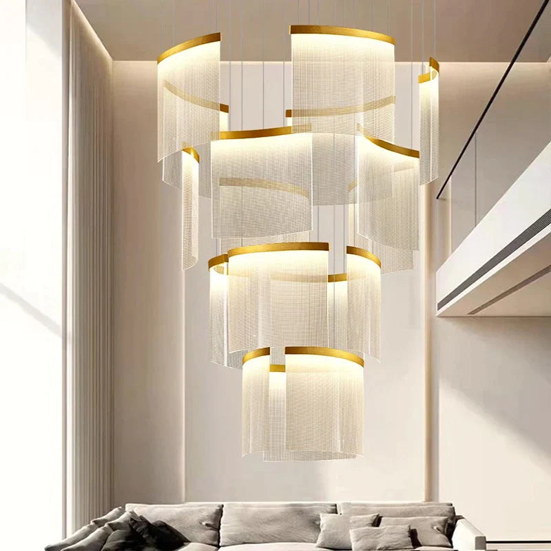 Skyler Nordic Stair Chandelier - Versatile Pendant Lights For Living And Dining Rooms Light