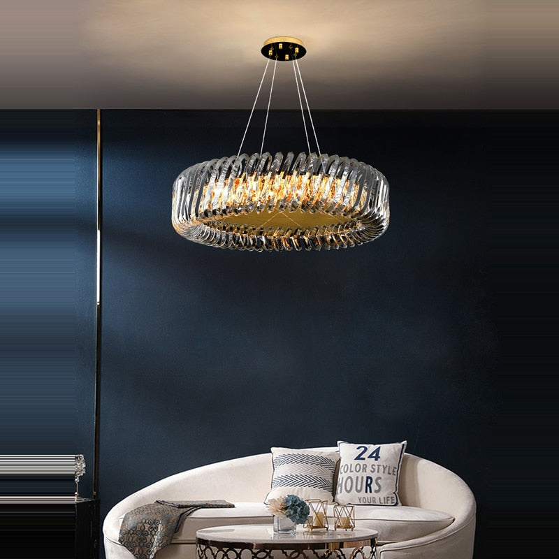 Led Dimmable Luminária De Teto Pendente Ceiling Chandelier Lighting New Trend Lustres Para Sala