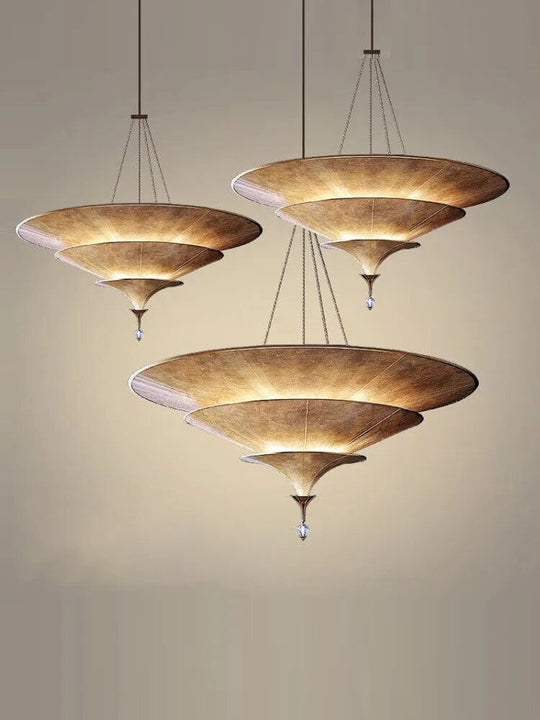 Buddhist Mood Teahouse Chandelier Southeast Asian Hanging Lamp Wabi - Sabi Pendant Light For Home