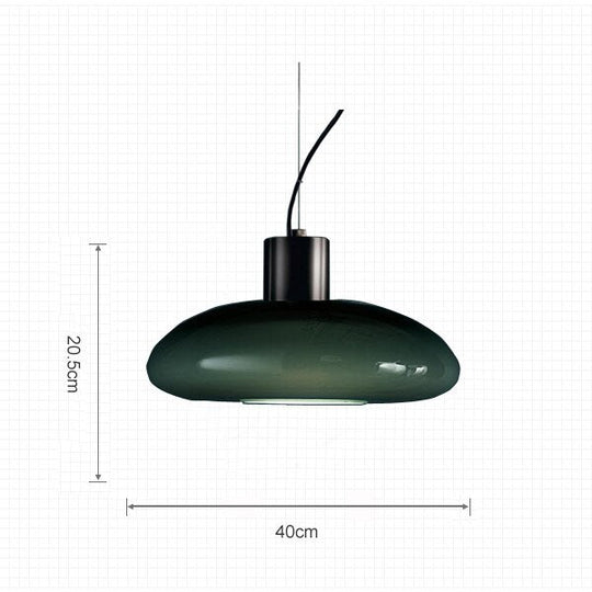 Luxury Art Glass Pendant Lights For Minimalist Restaurant - Personalized Design B Light