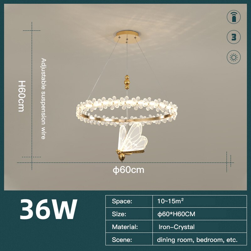 Modern Crystal Led Chandeliers Lamp For Home Living Dining Room Deco Lights Bedroom Table Lighting