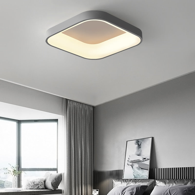 Led Ceiling Light For Living Room Bedroom Lighting Lamps Modern Fashionable Round Square Rectangle