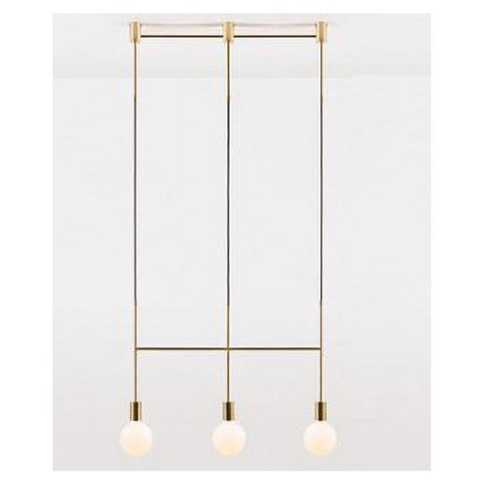 Modern Chandelier Lights Gold Black Long Bar Led Designer Nordic Loft Lustre Industriel Avize Light