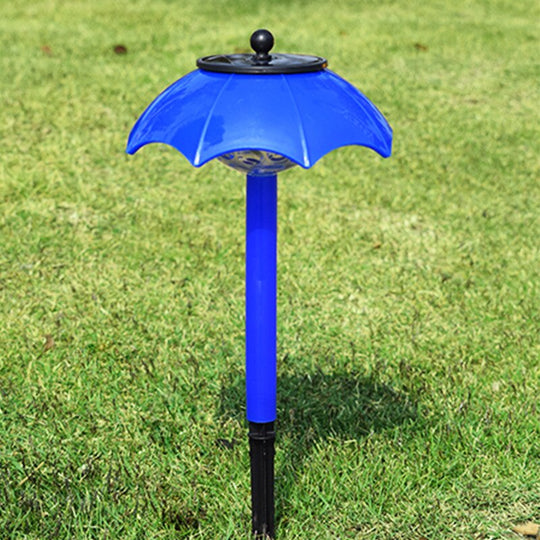 Mini Umbrella Led Solar Garden Light Outdoor Lighting Control Waterproof Abs Lawn Yard Decoration