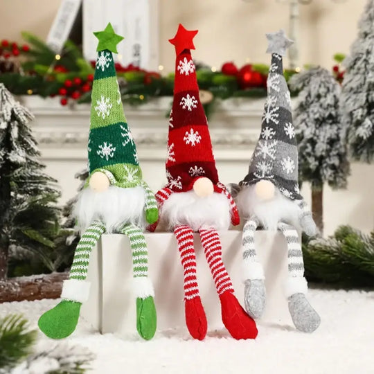 New 6 Styles Glowing Gnome Christmas Faceless Doll Merry Home Decoration Navidad Natal Gift Year