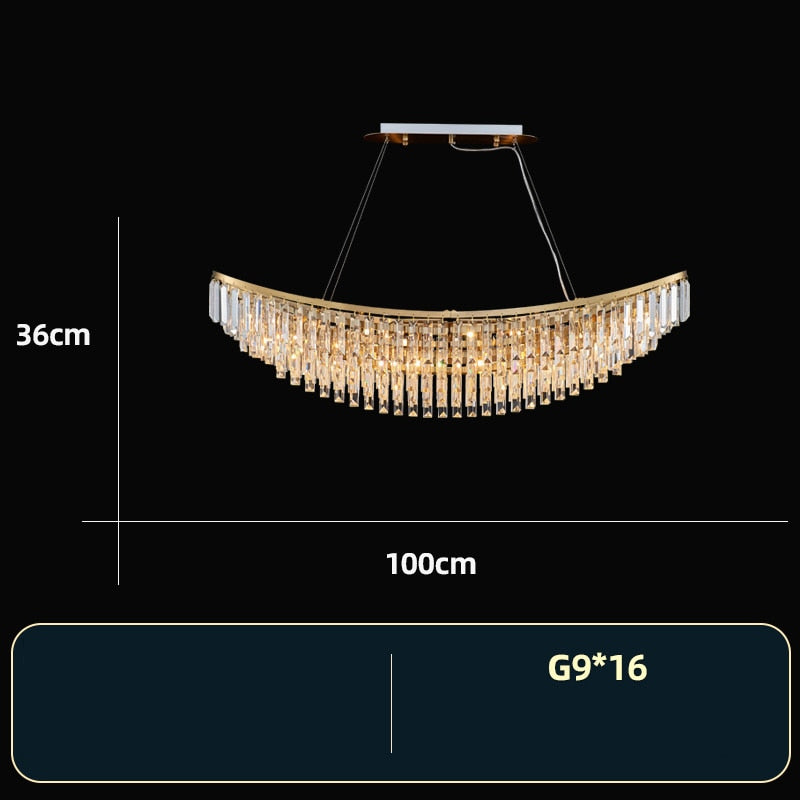 Alexa Ceiling Chandeliers For Dining Room Modern Suspension Crystals Chandelier Hanging Lamps