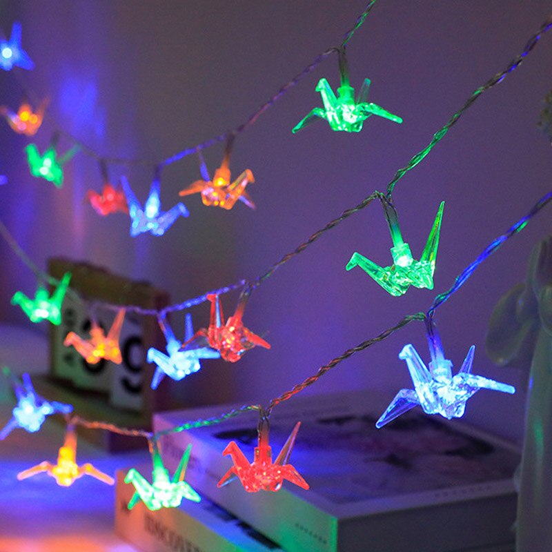 Led Paper Cranes Fairy Lights: Ideal For Gazebo Festivities And Holiday Celebrations Paper Cranes