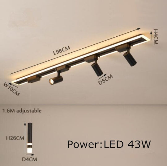 New Modern Led Ceiling Lights Lighting With Spotlight Lamp For Living Room Bedroom Dining Clothing