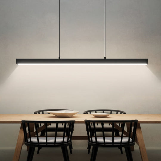 Minimalist Led Long Bar Pendant Light For Dining Room Kitchen Pendant Light