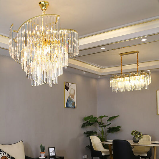 Polaris - Modern Luxury Crystal Chandelier For Living Room Dining And Bedroom Chandelier