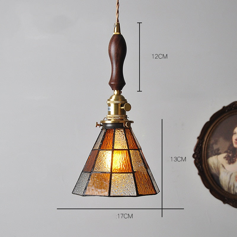 New Nordic Glass Led Pendant Lights Fixtures Copper Bedroom Dinning Room Restaurant Modern Hanging