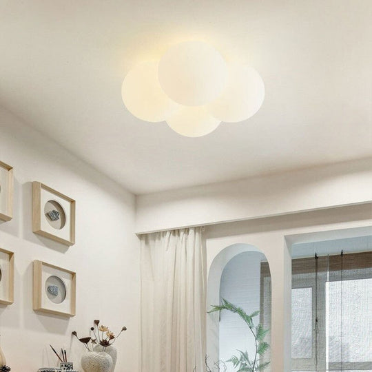 4 Lamps Cloud Chandeliers For Bedroom Ceiling Lighting Decoration Led Modern Minimalist Living Room