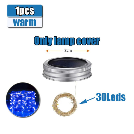 Solar Glass Crack Lights: Distinctive Fairy Lighting For Gazebos And Patios Cover Blue 1Pcs Lights