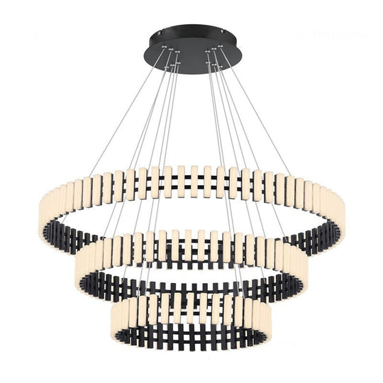 Modern Led Piano Ceiling Chandeliers Nordic Ring Living Dining Room Pendant Lamp Bar Bedroom