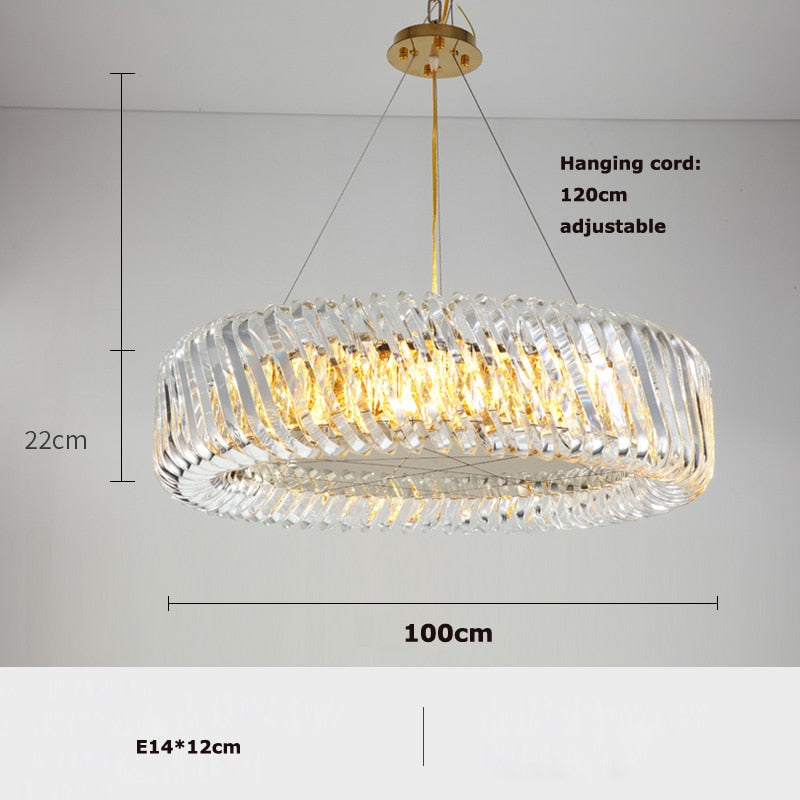 Led Dimmable Luminária De Teto Pendente Ceiling Chandelier Lighting New Trend Lustres Para Sala