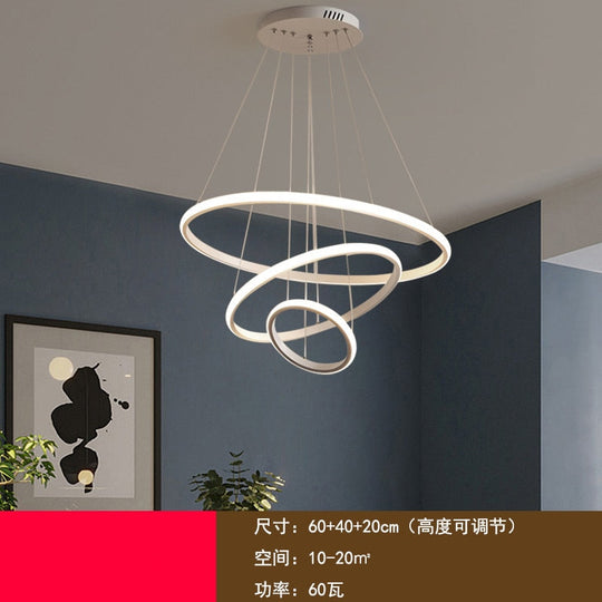 Chandelier Nordic Luxury Dining Bar Living Room Bedroom Shop Lighting Net Red Creative Simple Modern