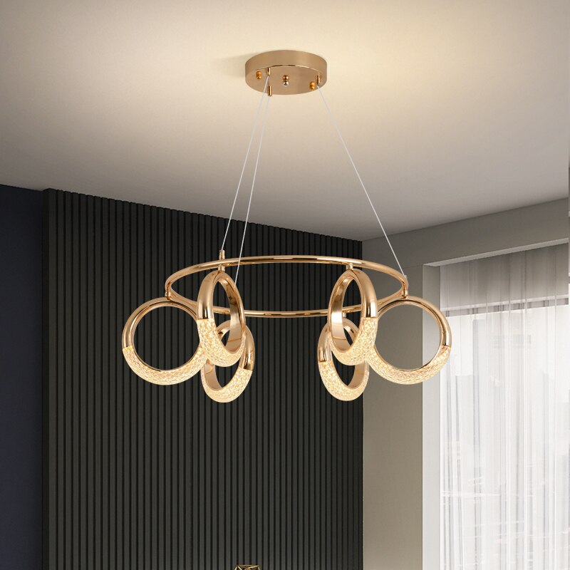 Nordic Pendant Lamps Bedroom Bedside Bar Restaurant Lights Villa Duplex Staircase Creative Designer