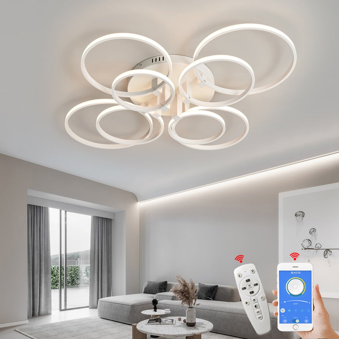 Modern Led Chandelier For Living Room Bedroom Study 90 - 260V Indoor Chandelier Fixtures Ceiling