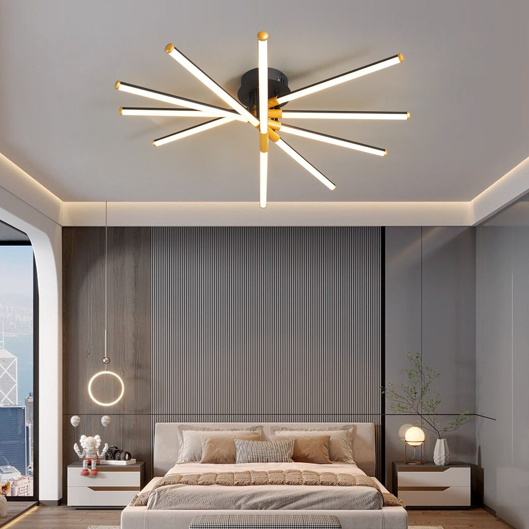 Modern Led Chandelier Ceiling Lights For Living Room Study Bedroom Smart Home Bluetooth Compatible