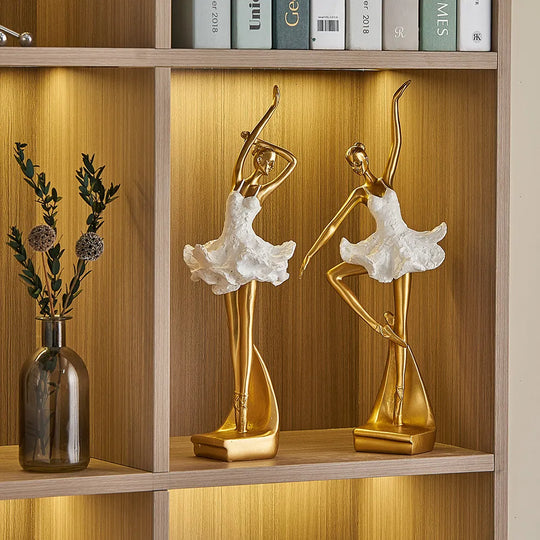 Ballet Dancer Nordic - Style Desktop Decoration Modern Home Accessories Light Luxury Art Office