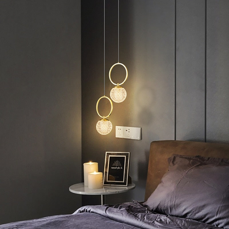 Nordic Led Pendant Light Hanging Lamp Indoor Lighting Home Decoration Dining Tables Bedroom Bedside