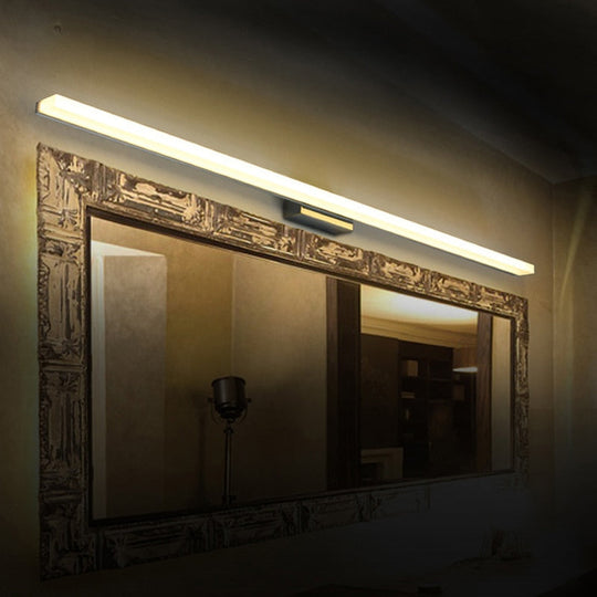 Led Wall Lights Bathroom Vanity Light Ac85 - 265V Indoor Modern Sconces Black Led Mirror Lamps