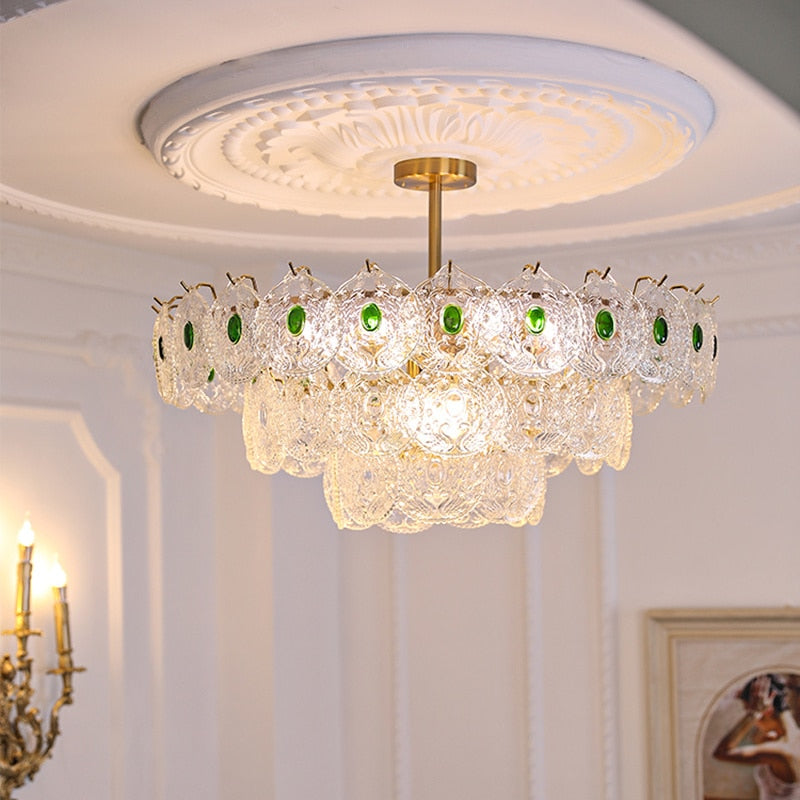 Modern Led Chandelier Luxury Lustre Retro Ceiling Lights Lighting Vintage Chandeliers Home