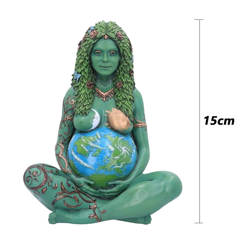 Ghia Mother Earth Resin Statue: Three Dimensional Art Decor For Home And Garden / Australia Items