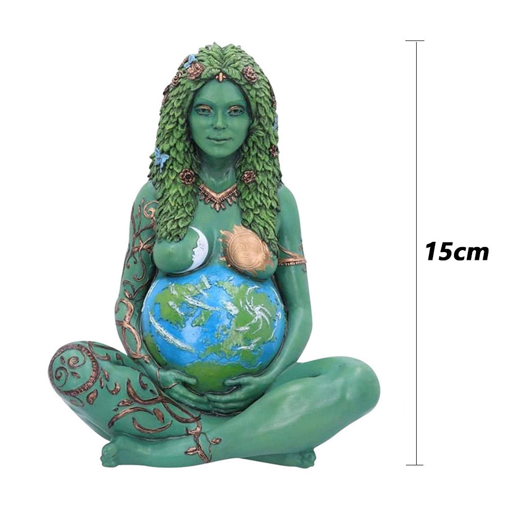 Ghia Mother Earth Resin Statue: Three Dimensional Art Decor For Home And Garden / Australia Items