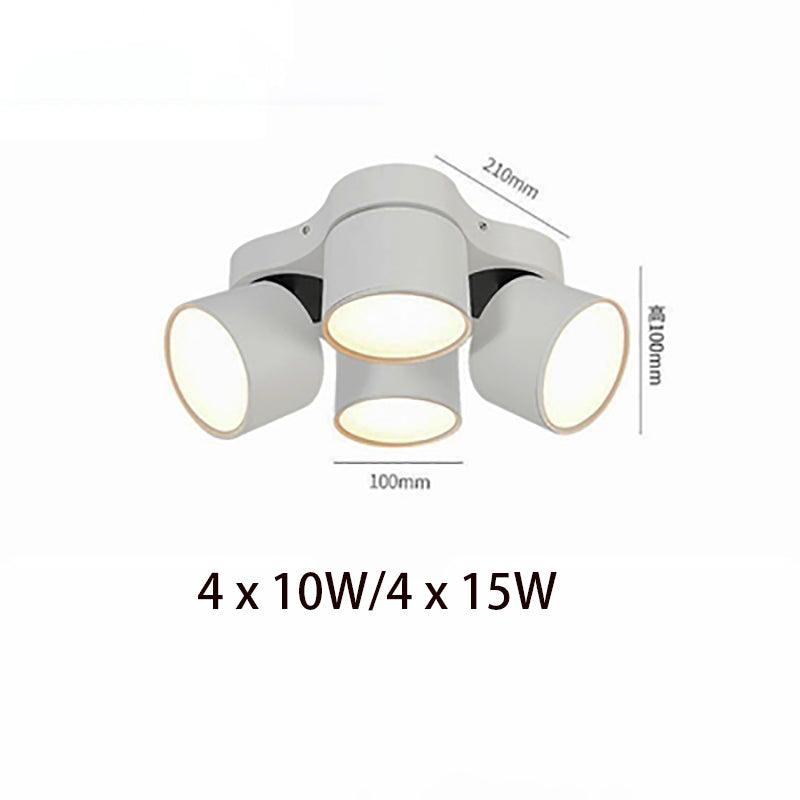 Folding Rotating Dimmable Cob Led Downlights 10W 15W Ceiling Spot Lights Ac85 - 265V Lamps Indoor