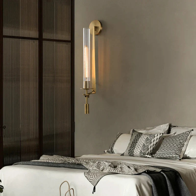 Maya Modern Led Wall Lamps - Creative Brass Sconce For Living Room Bedroom And More Lamp