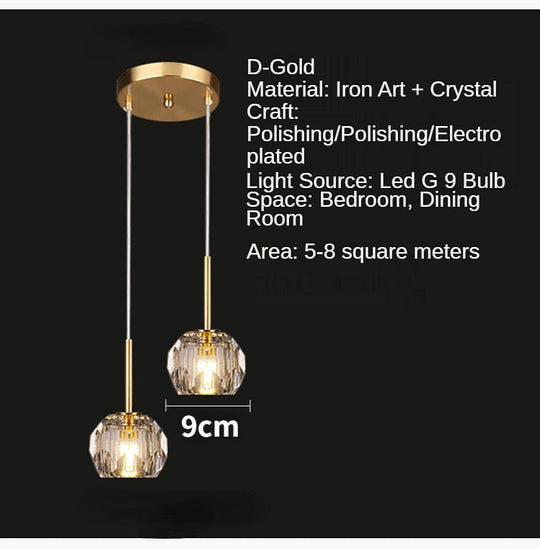 For Home Pendant Lamps Indoor Living Dining Room Bedroom Besides Chandelier Lights Decorative Led