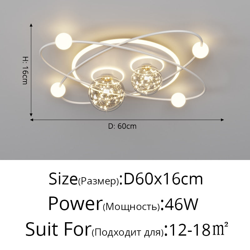 New Modern Led Chandeliers Luxury For Living Room Kitchen Bedroom Dining Table Lamp Home Fixture