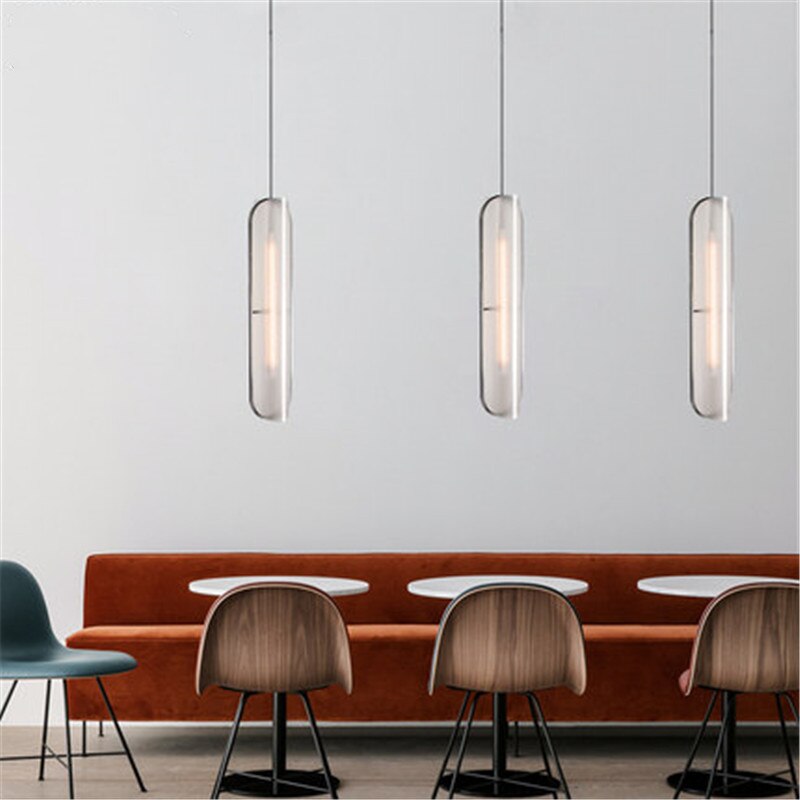 Modern Led Pendant Lamp Warm Cord Adjustable Hanglamp For Bar Dining Room Coffee Shop Office