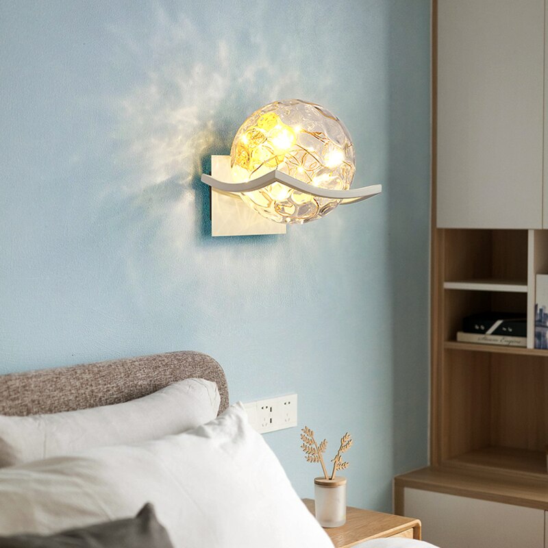 Gypsophila Led Wall Lamps Bedside Aisle Entrance Corridor Bedroom Interior Sconces Modern Antler