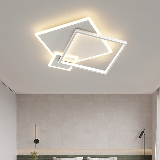 Minimalist Chandeliers Creative Simple Postmodern Ultra - Thin Living Room Light Lighting Nordic