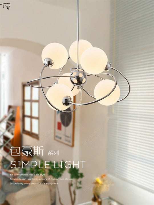 Nordic Designer Retro Bauhaus Planet Chandelier Lighting For Living/Dining Room Decoration Kitchen