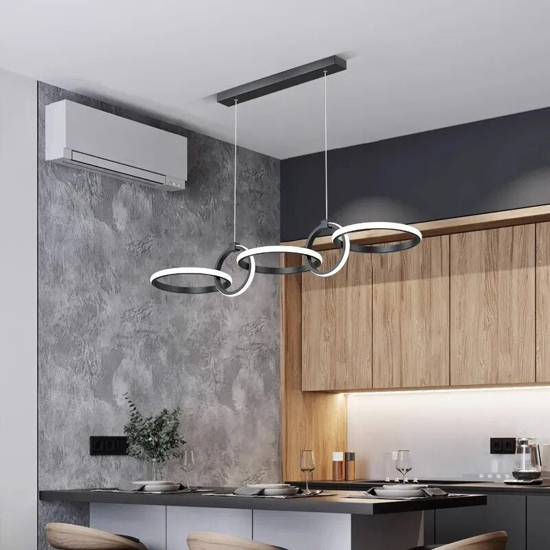 Marceline - Contemporary Led Pendant Chandelier: Stylish Indoor Lighting For Living And Dining