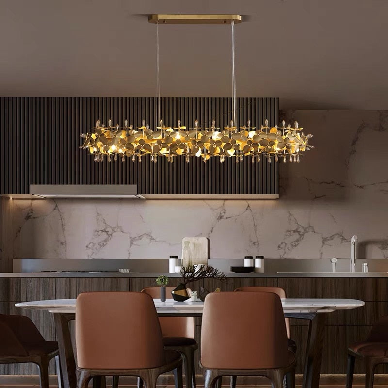 Modern Lustre Pendant Lamp Led Chandelier For Living Dining Room Kitchen Lighting Fixtures Home Art
