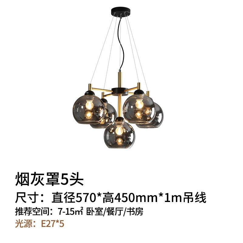 Designer Luxury Minimalist Industrial Chandelier Lighting Led E27 Postmodern Suspension Luminaire