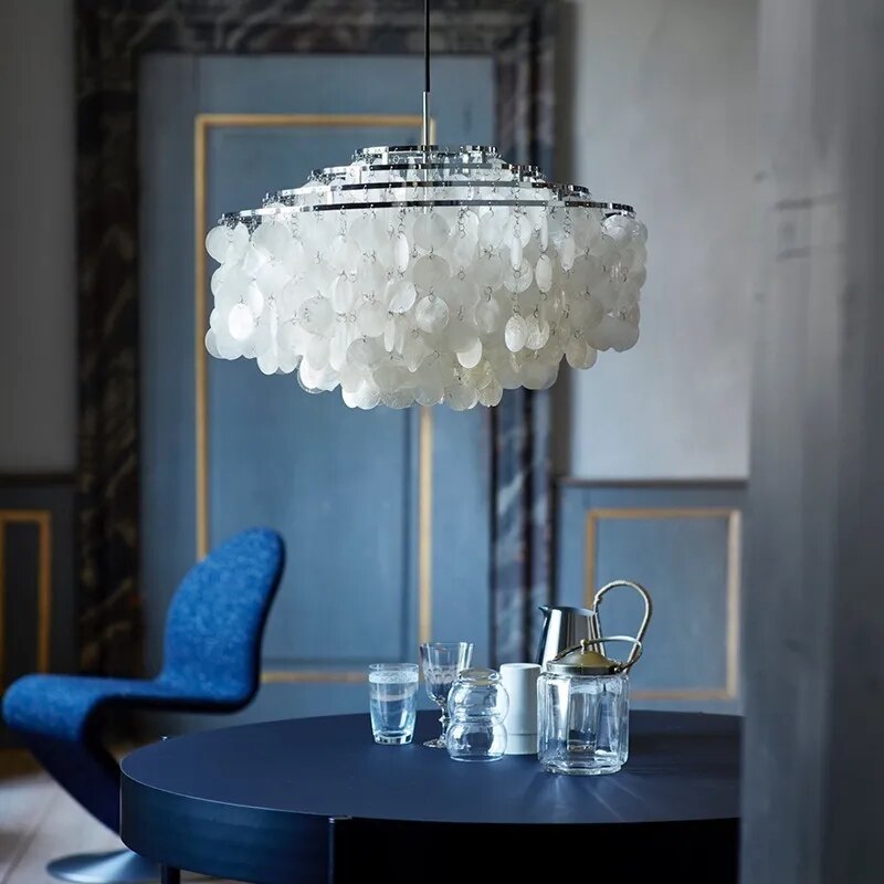 Celia - Luxury Nordic Modern Shell Cluster Chandelier Elegant Lighting For Living Dining And More