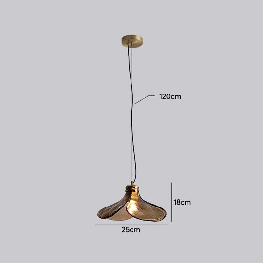 All Copper Retro Nostalgic Bedroom Pendant Light Personality Dining Room Bar Desk Lamp Designer