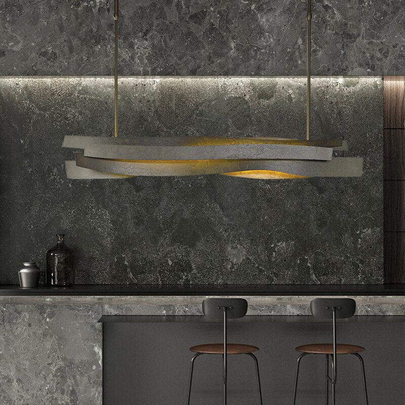 Minimal Restaurant Pendant Lamp Modern Bar Desk Office Designer Creative Geometric Pendant Light