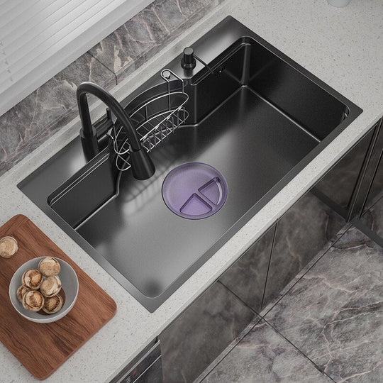 Nano 304 Stainless Steel Vegetable Sink For Kitchen Household Undercounter Basin Voppo Evier